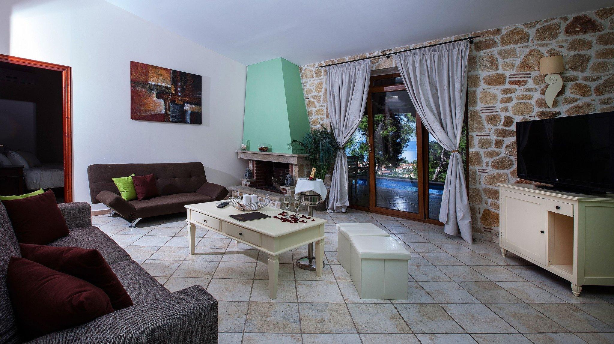 Alia Palace Hotel - Adults Only 16+ Chalkidiki Eksteriør billede A living room